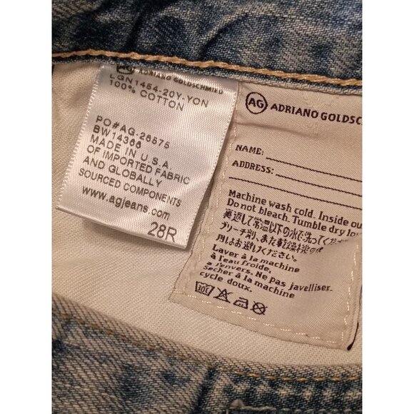 AG Jeans Adriano Goldschmied The Beau Slouchy Skinny Sz 28R - Picture 7 of 15